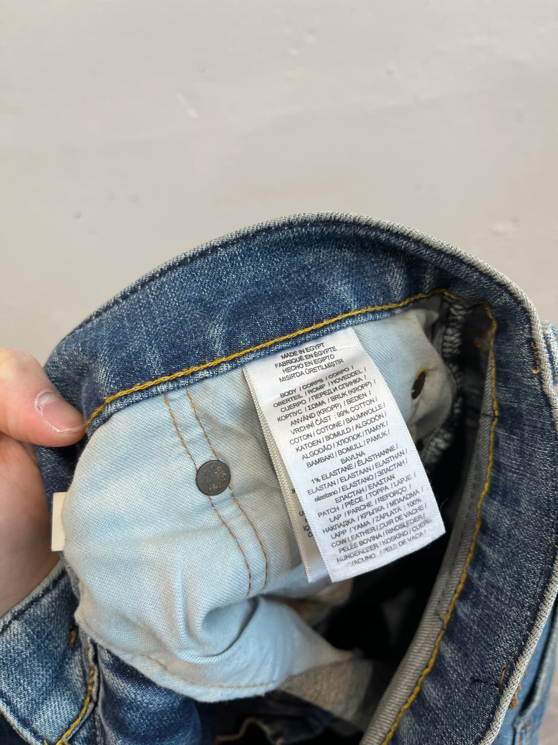 폴로 햄튼 릴렉스드 스트레이트 데님팬츠 상품이미지7