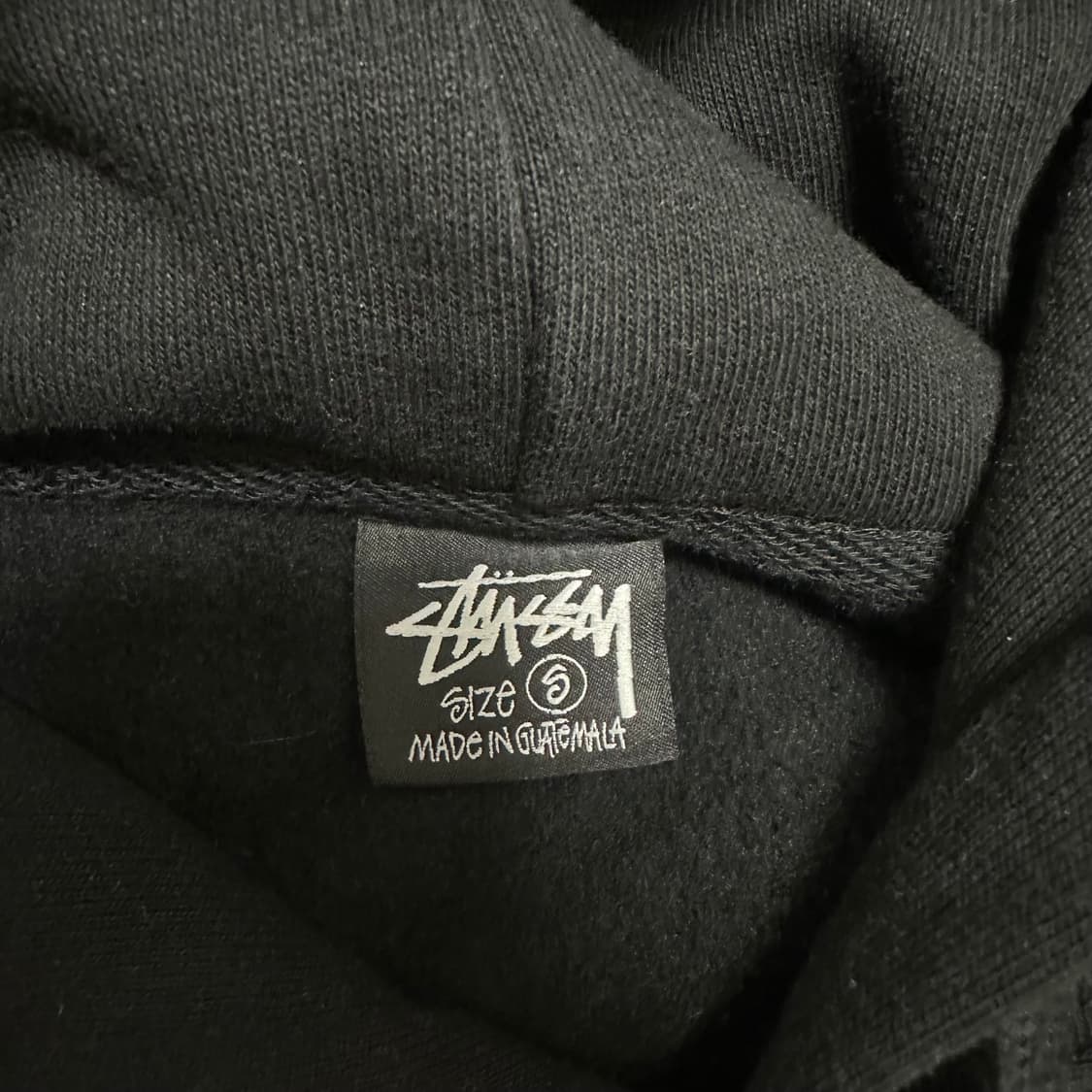 [A급/해외정품] 스투시 블랙 베이직 후드티 상품이미지3