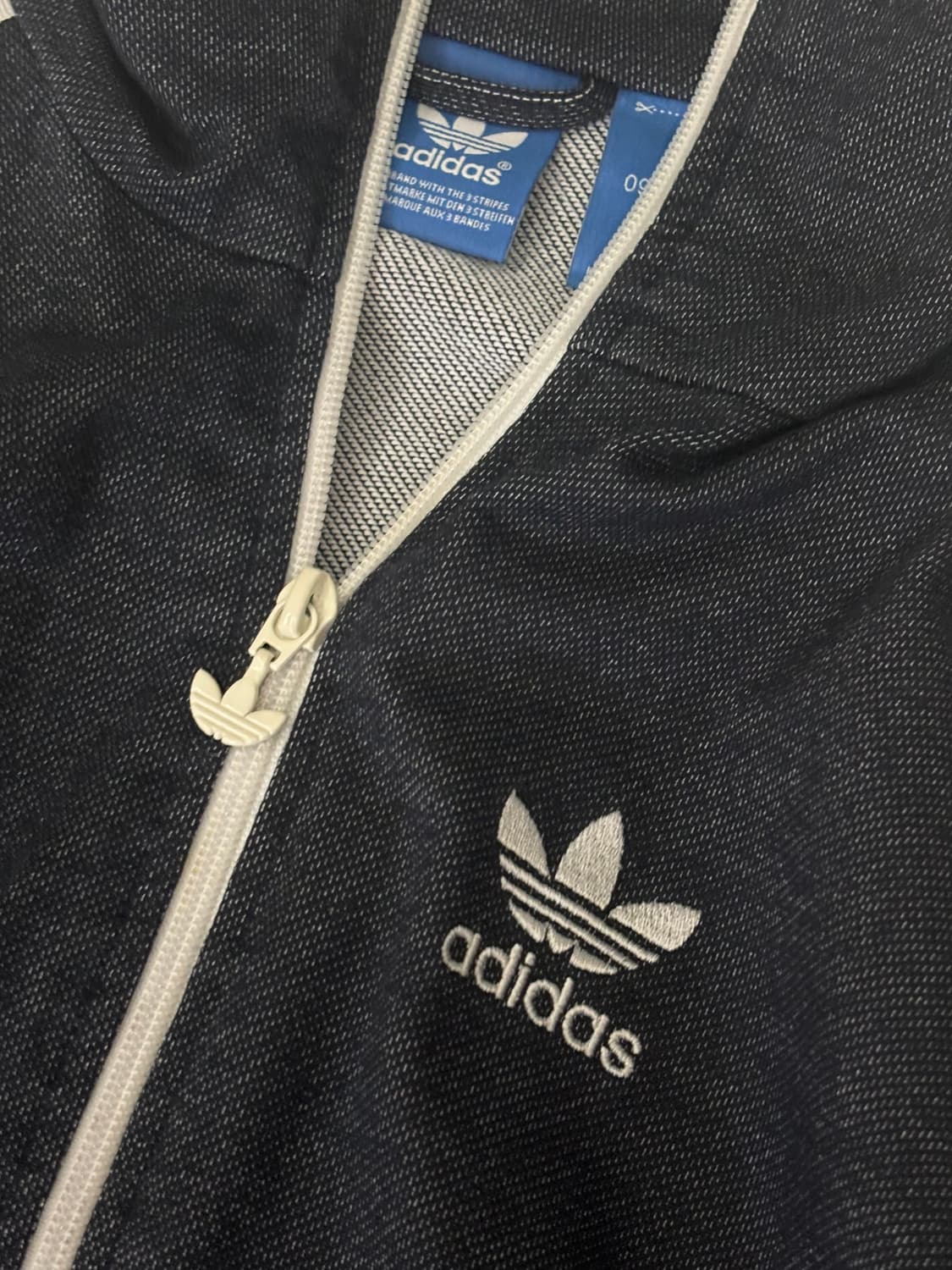 빈티지 아디다스 파이어버드 데님 트랙탑 아디다스데님져지 니혼진너드스포티 상품이미지3