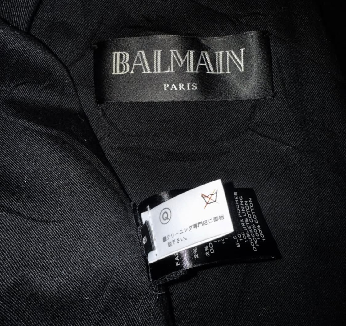 발망 - 15SS 왁스 코팅 바이커 자켓 상품이미지5