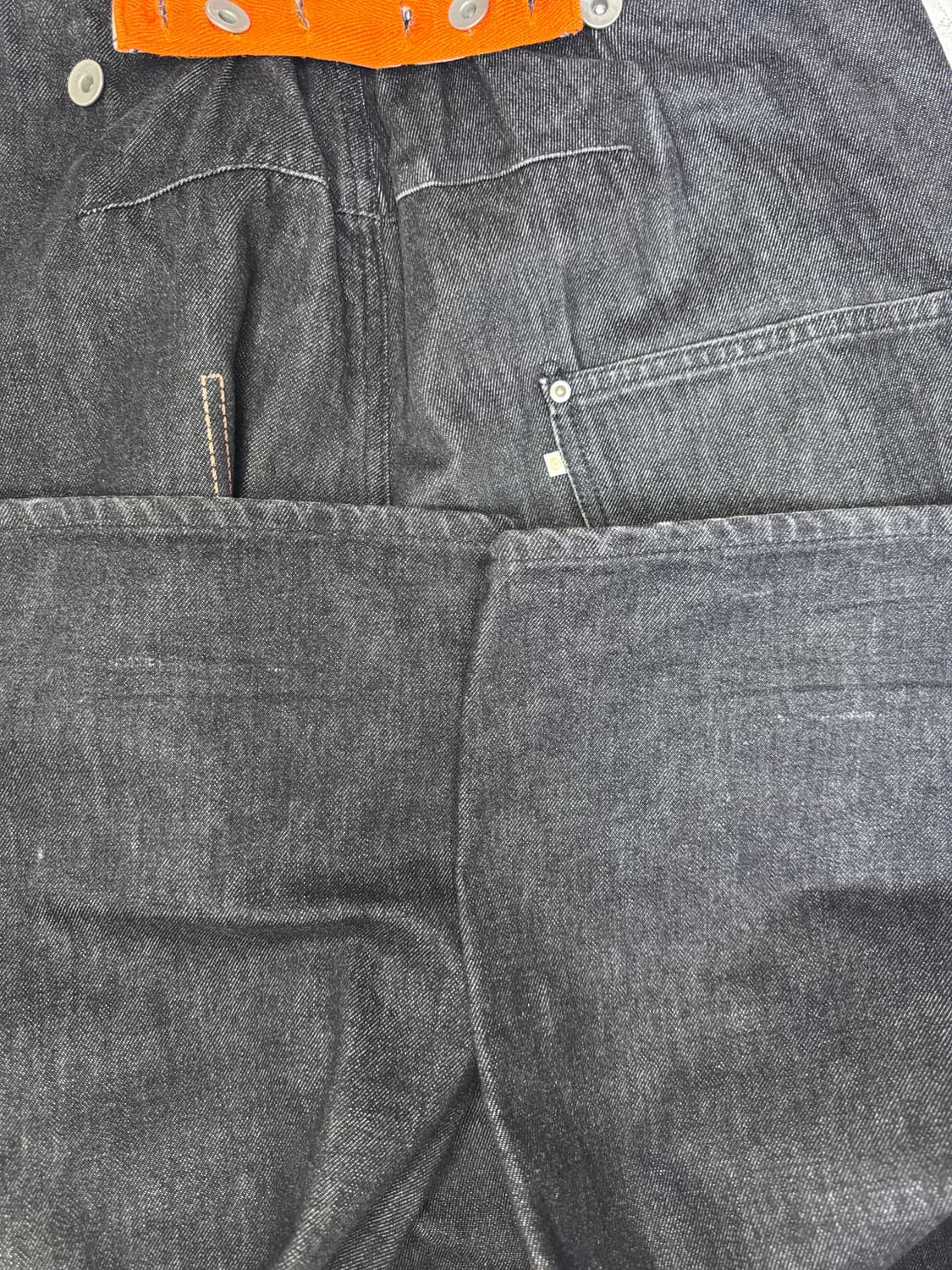 웨스트오버올즈 WESTOVERALLS 블랙데님 S TYPE 상품이미지10