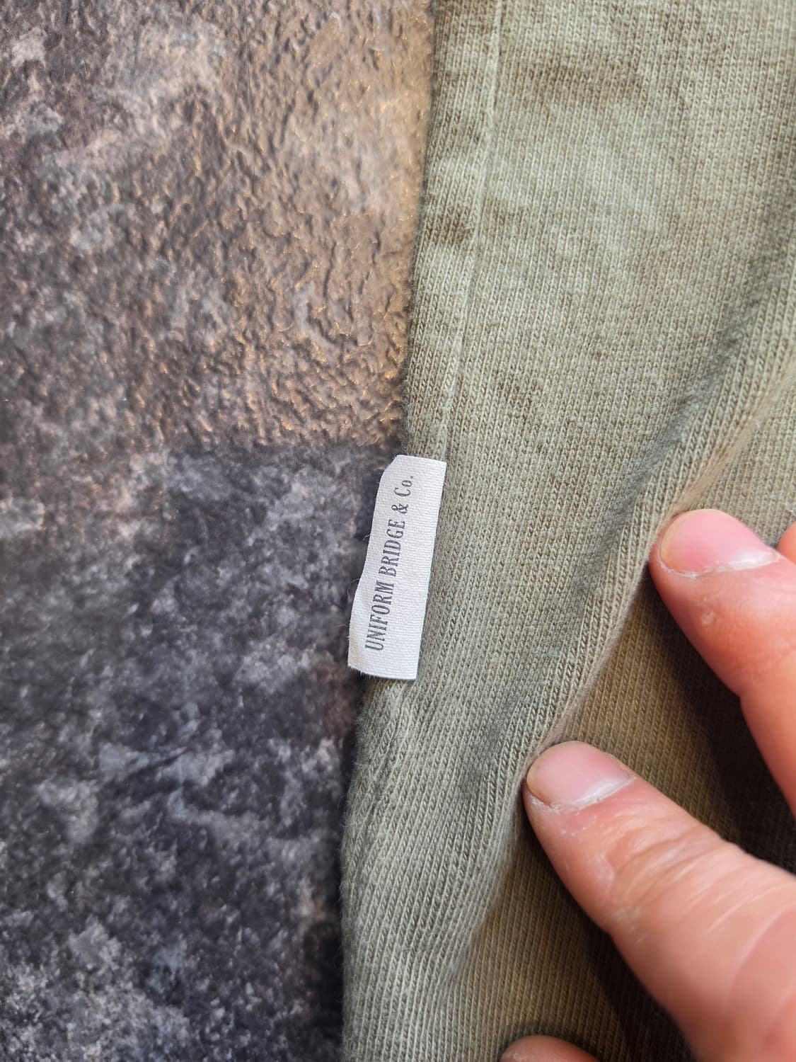 #유니폼 브릿지 카키(올리브) 반팔티 -XL 상품이미지4