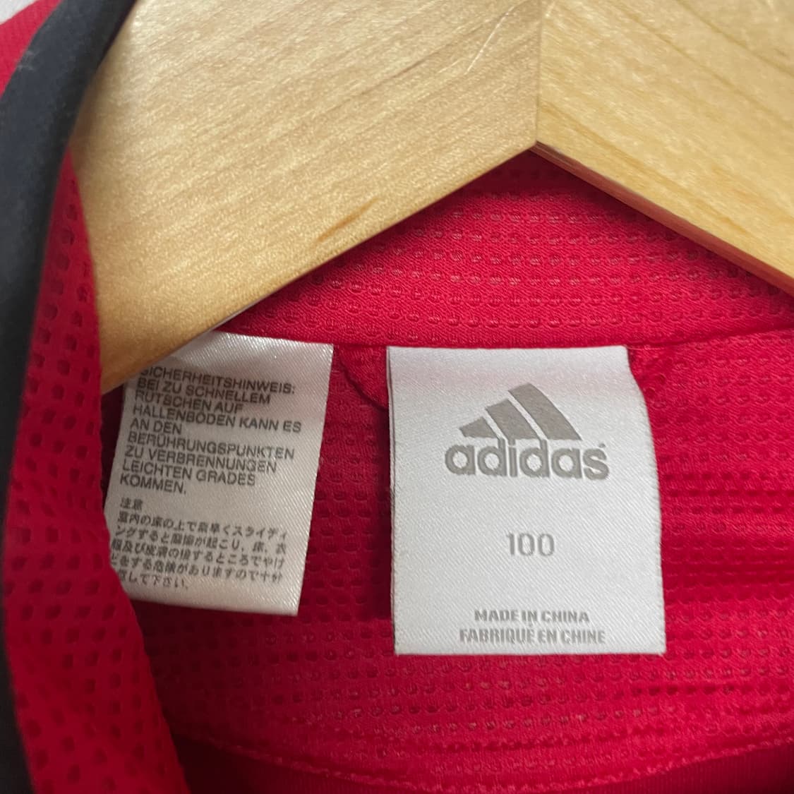 아디다스 독일 트랙탑 져지 레드  상품이미지6