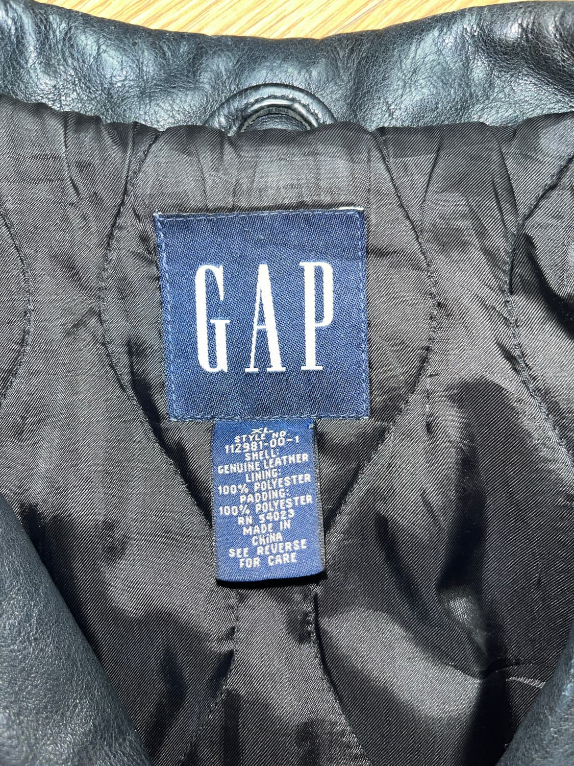 Gap 갭 레더 카코트 XL 상품이미지3