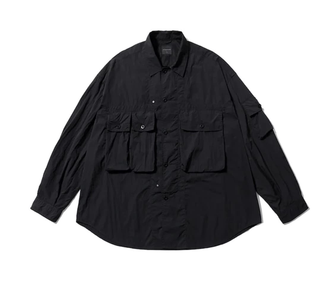 모이프 25ss moif M43 shirt jacket - black 상품이미지6