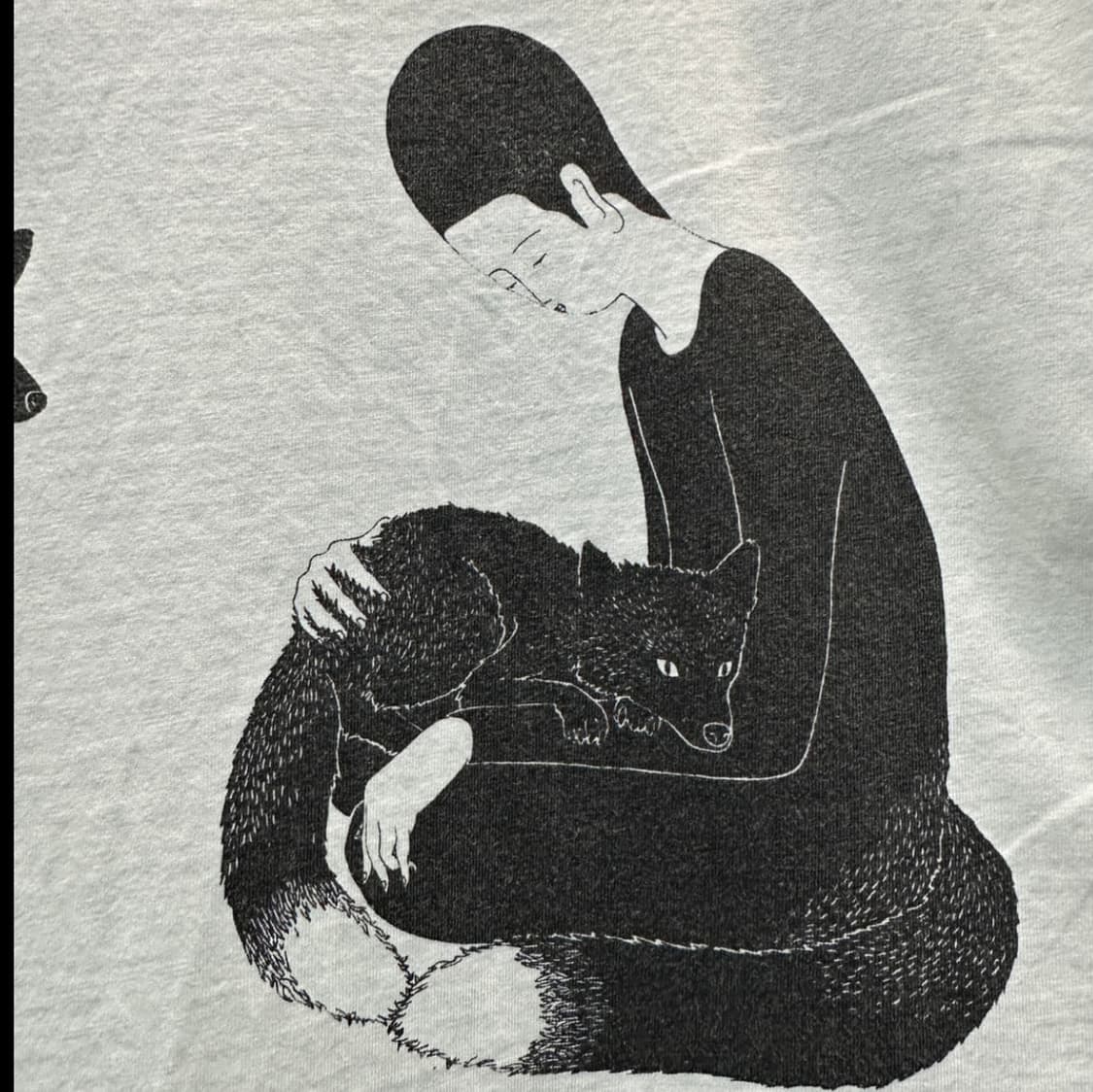 메종키츠네 코튼 프린팅 반팔 티셔츠 화이트 상품이미지6