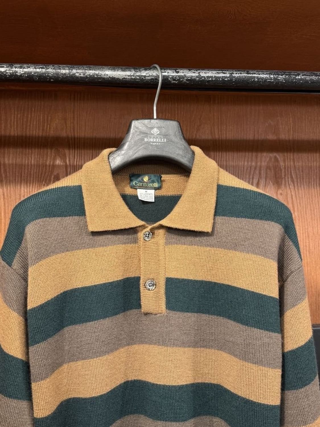 칸타렐리 램스울 폴로 니트 상품이미지2