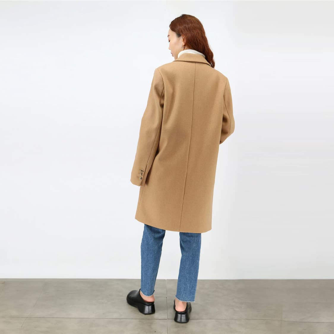 A.P.C. 레이디스 네이비 코트 36사이즈 상품이미지4