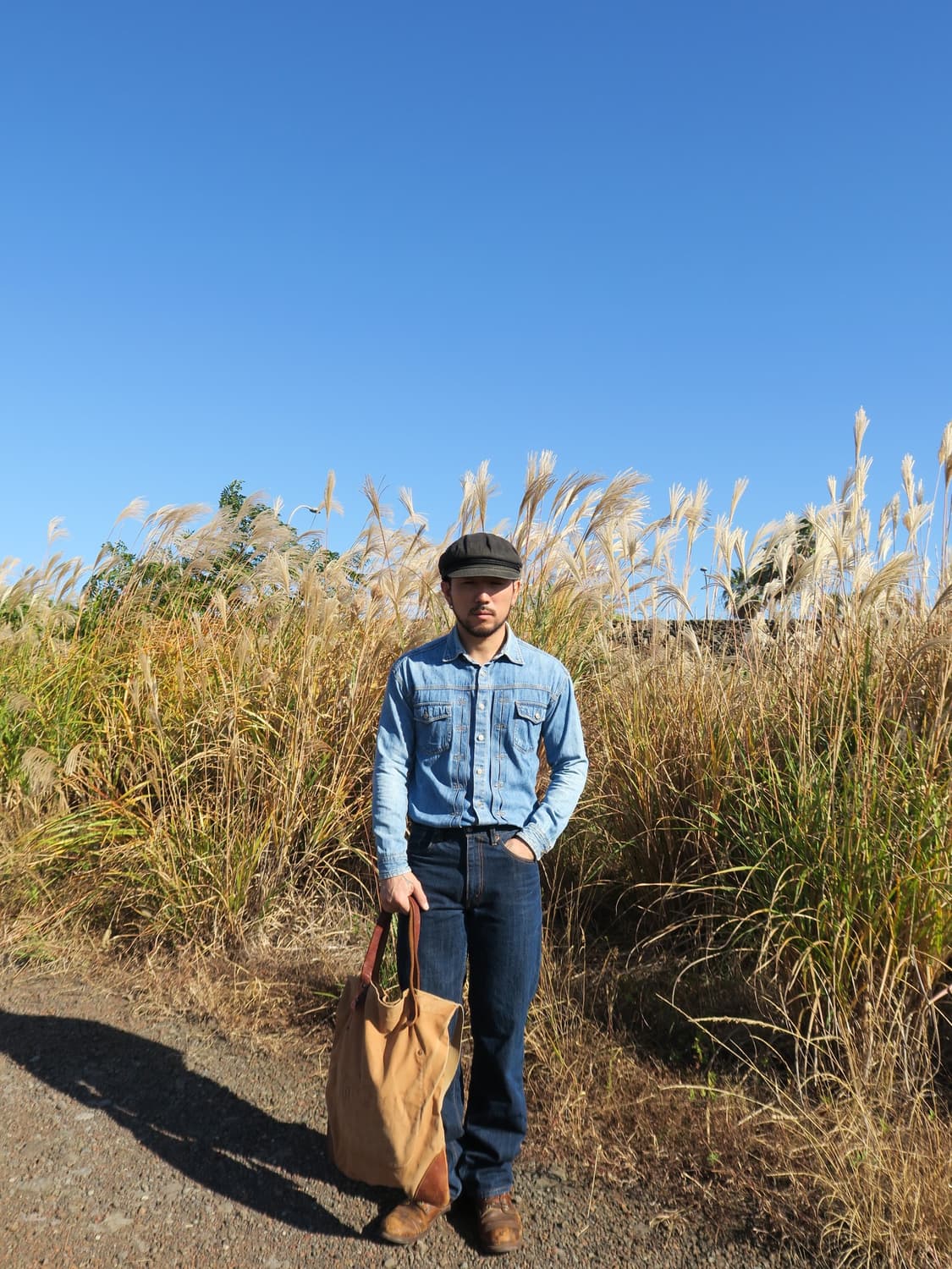 Organic Denim 데님 청셔츠 (Msize) 상품이미지2