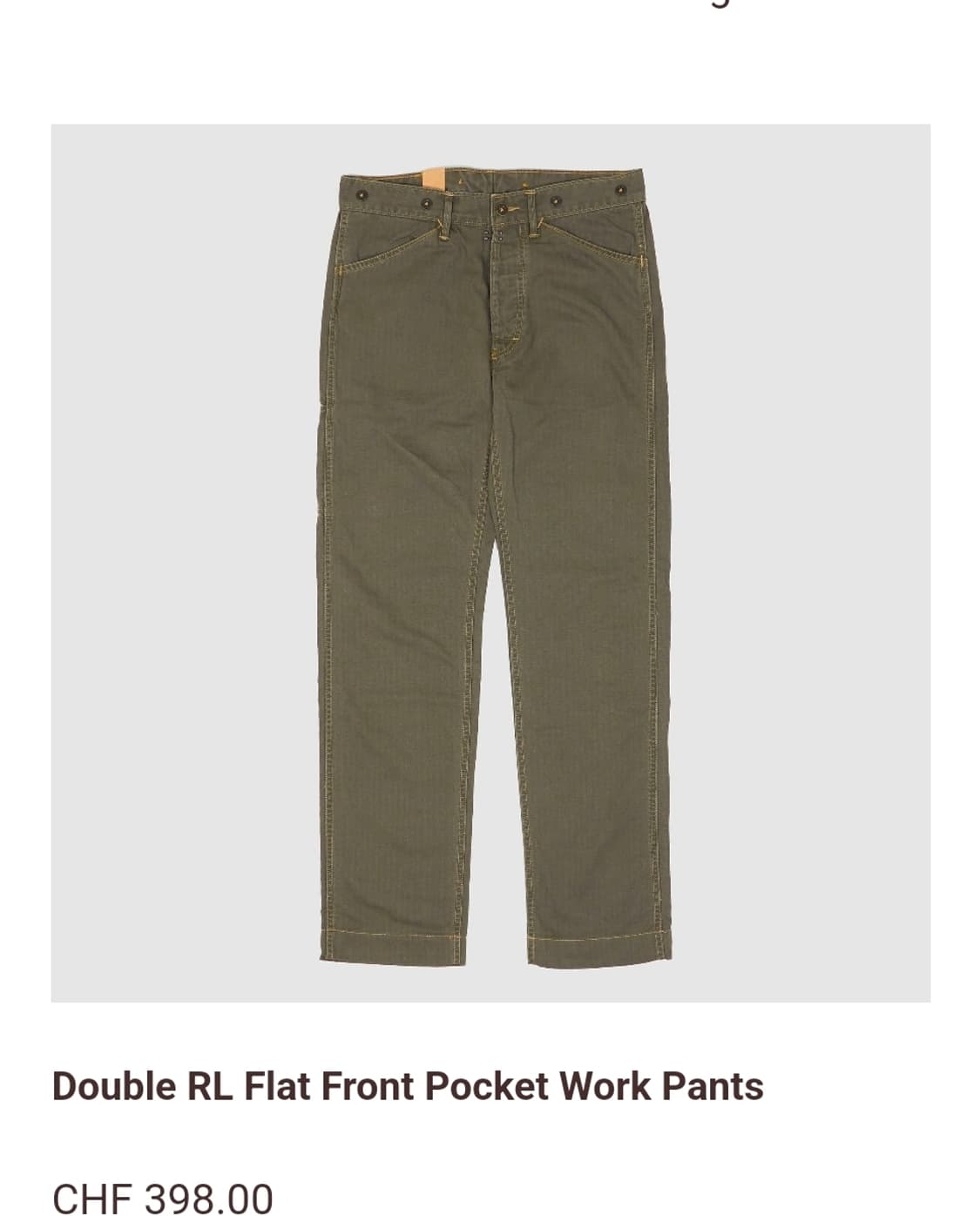 RRL WORKPANTS 상품이미지1