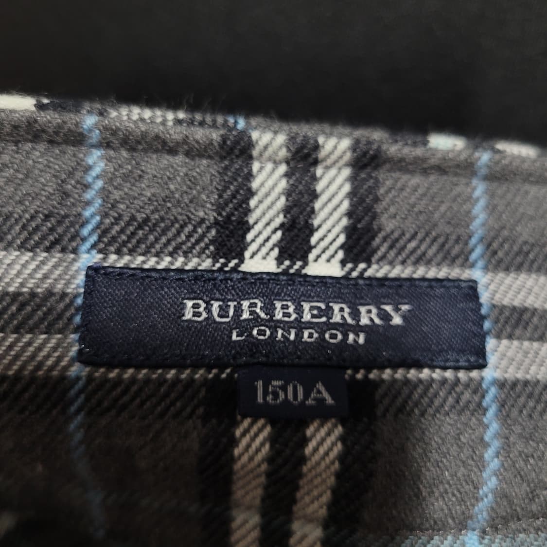 Burberry 버버리 그레이 체크 울스커트 상품이미지3