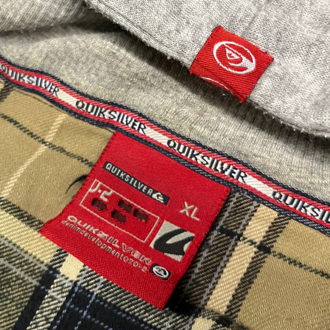 00s 퀵실버 데님 레이어드 셔츠 (110) 상품이미지5