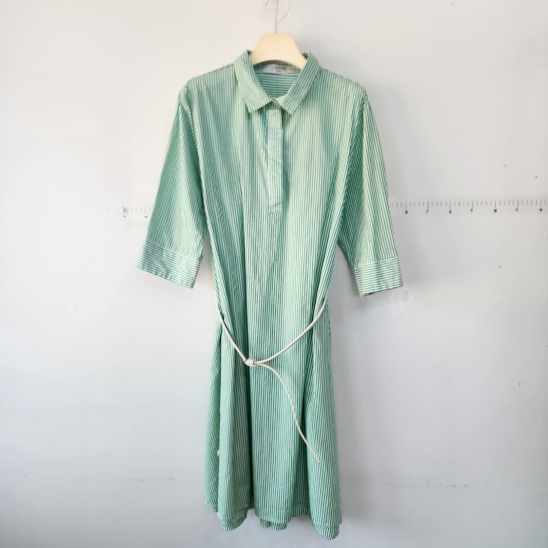 레코브 스트라이프 셔츠 원피스 상품이미지1