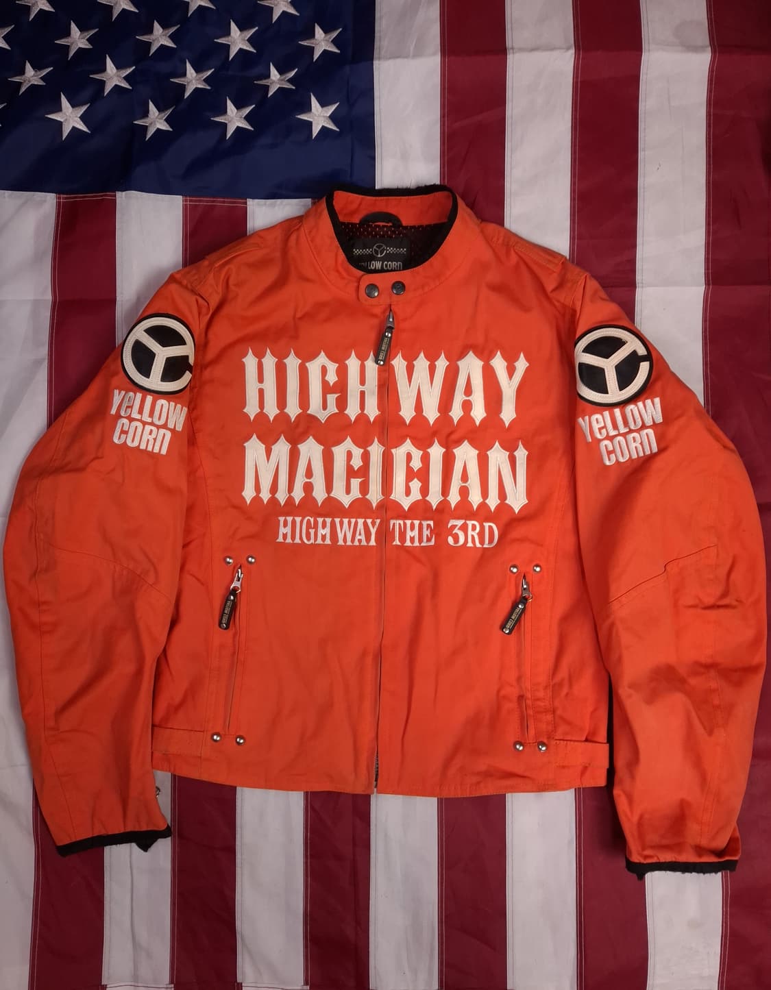 오리지날 옐로우콘 레이싱 라이더자켓 상품이미지2