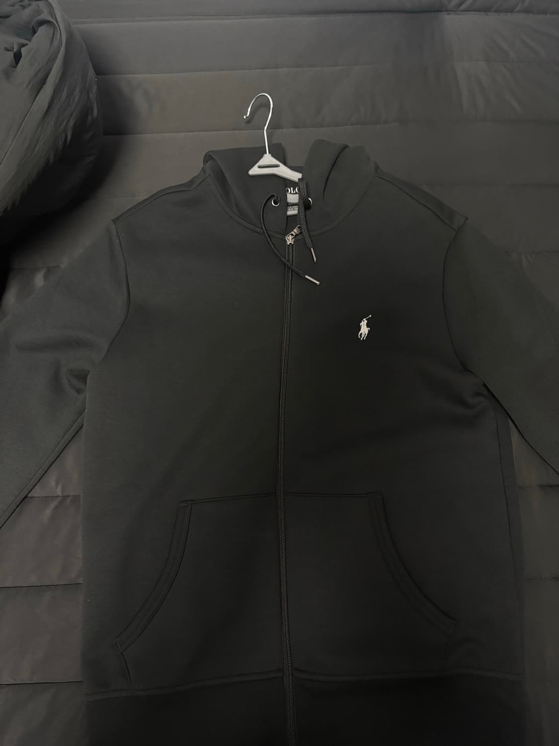 폴로 더블니트 후드집업 새상품급 상품이미지1