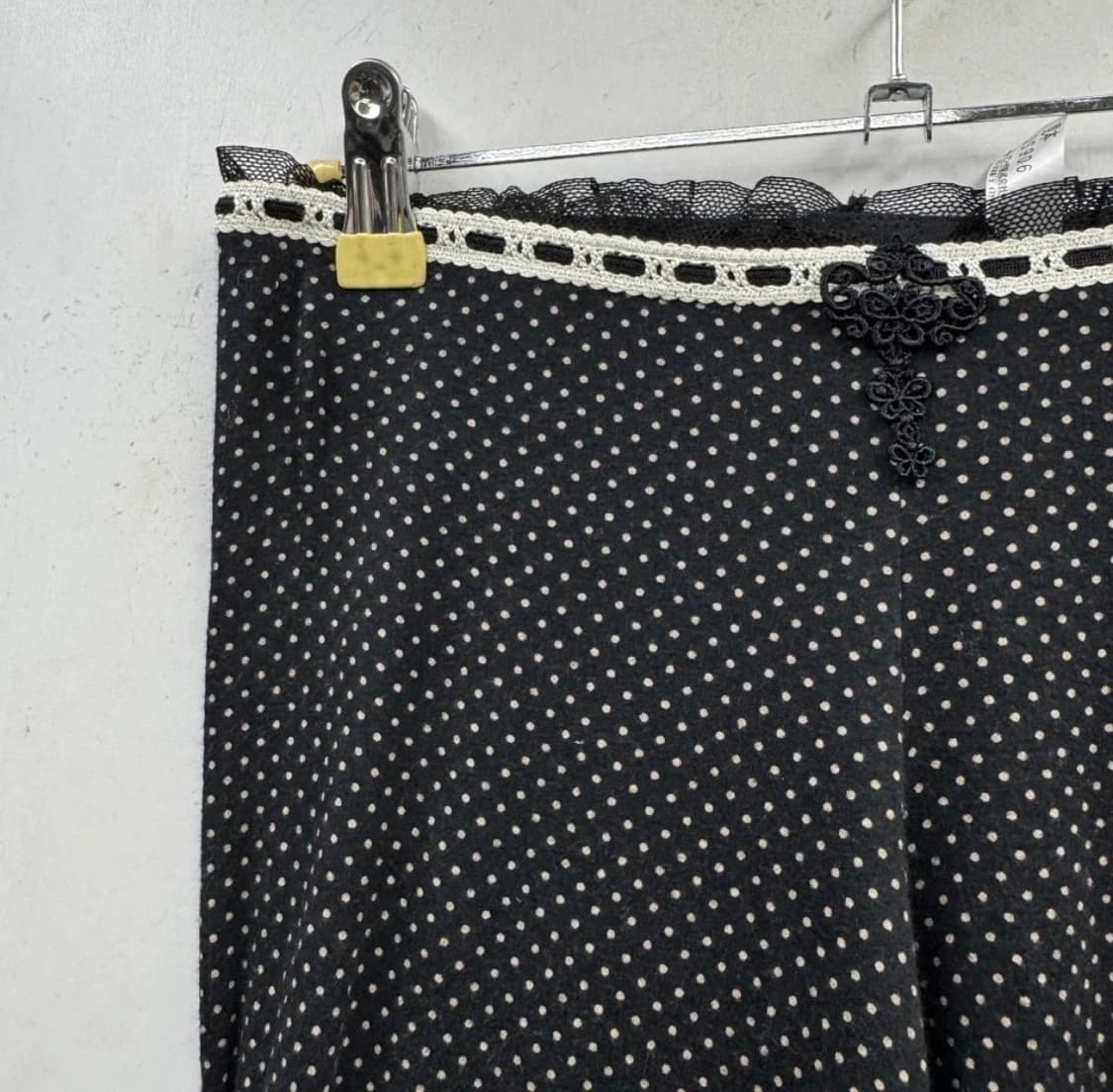 빈티지 안나수이 도트 레이스 부츠컷 카프리 팬츠 상품이미지2