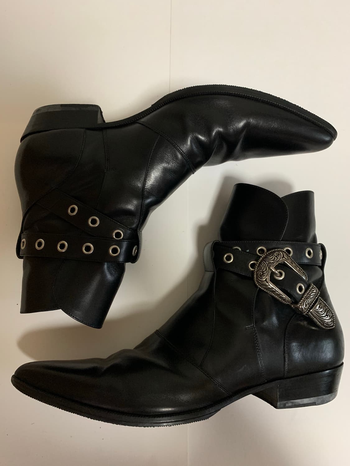 생로랑 14SS 웨스턴 버클 조드퍼 부츠 상품이미지4