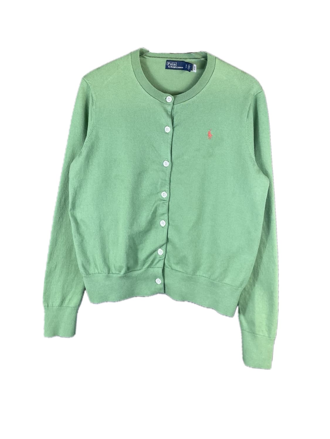 [S] 폴로 랄프로렌 자수로고 여성 코튼 블렌드 가디건 신형 QR 상품이미지1