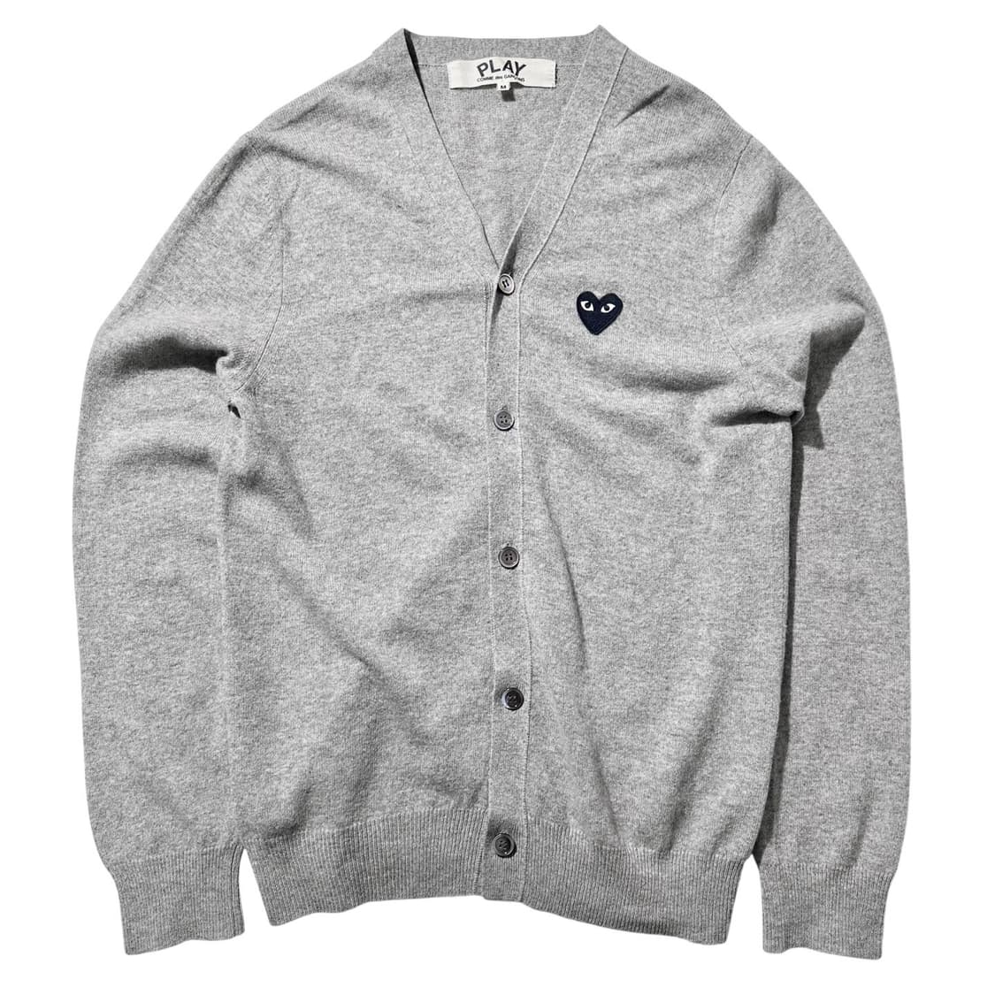 꼼데가르송 플레이 하트와펜 V넥 니트 가디건 상품이미지1