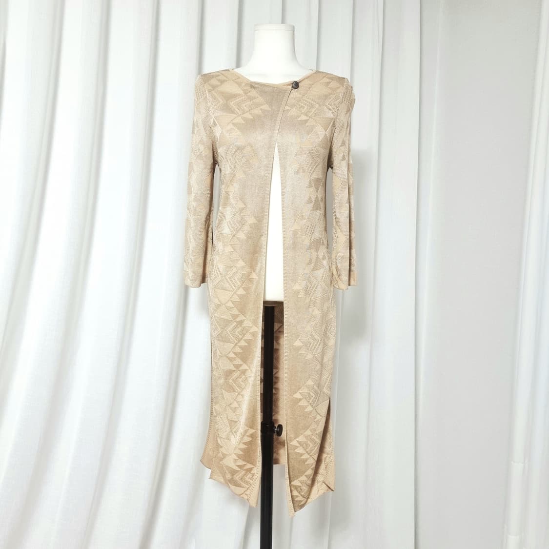 살바토레 페라가모 가디건 슬리브리스 탑 셋업 투피스 (4455) 상태최상 상품이미지6