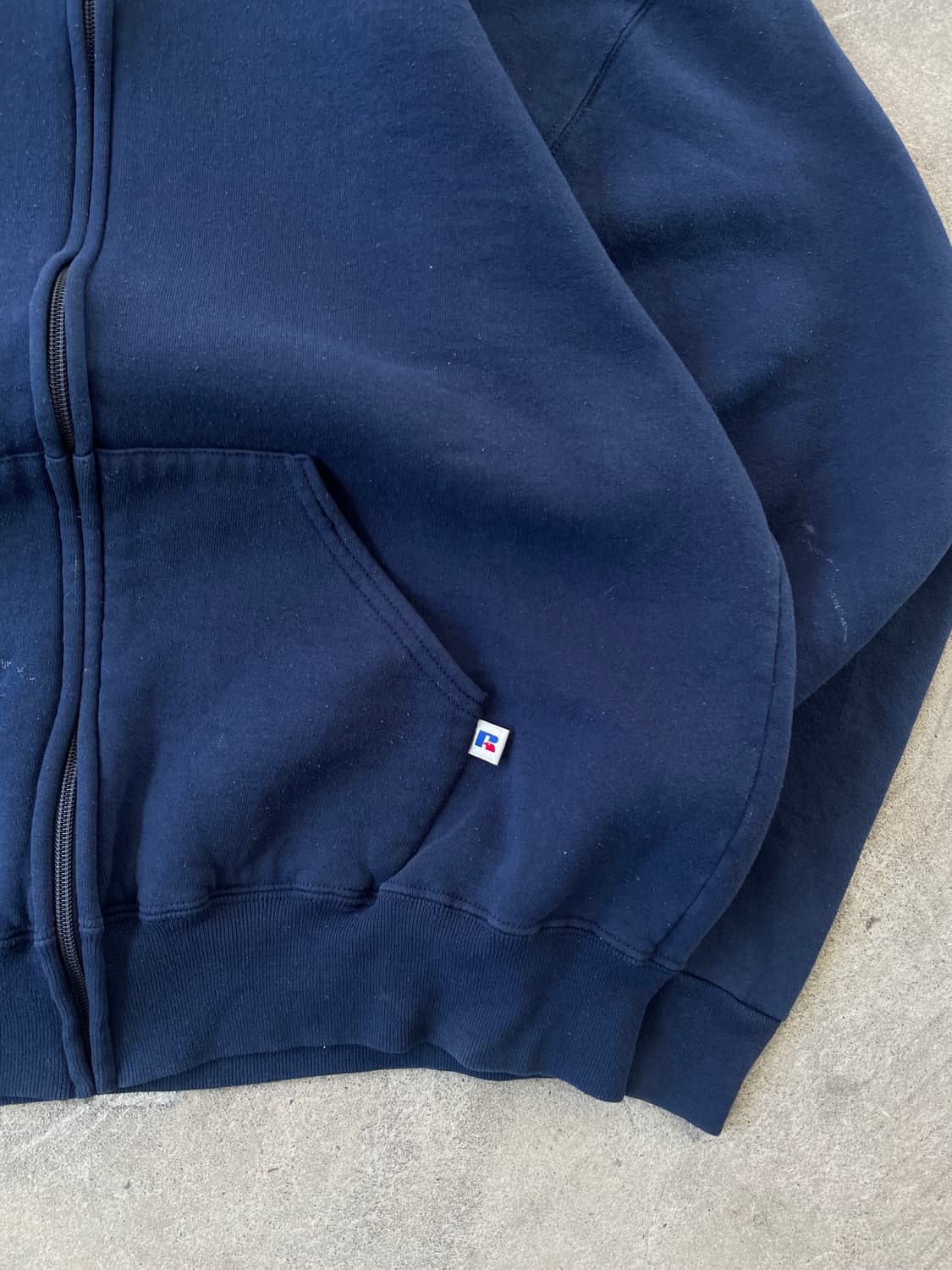 00s Russell Navy Hood zip 상품이미지5