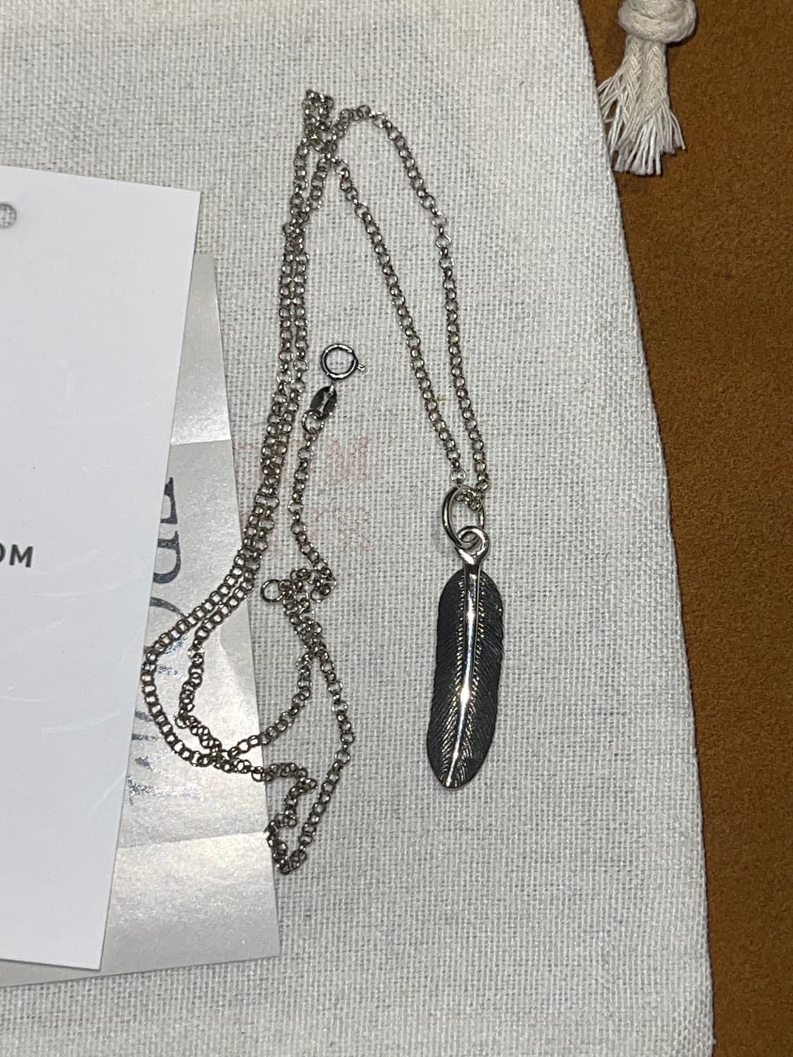 빈티지 페더 네크리스 (S925) 상품이미지6