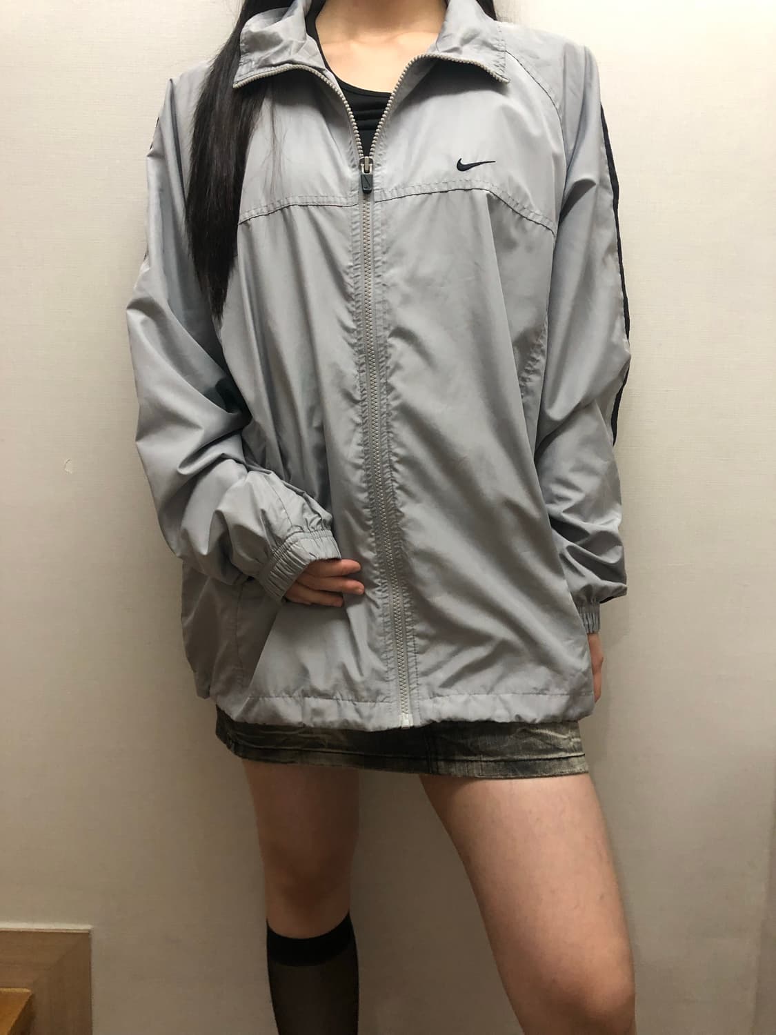 빈티지 나이키 그레이 바람막이 상품이미지4