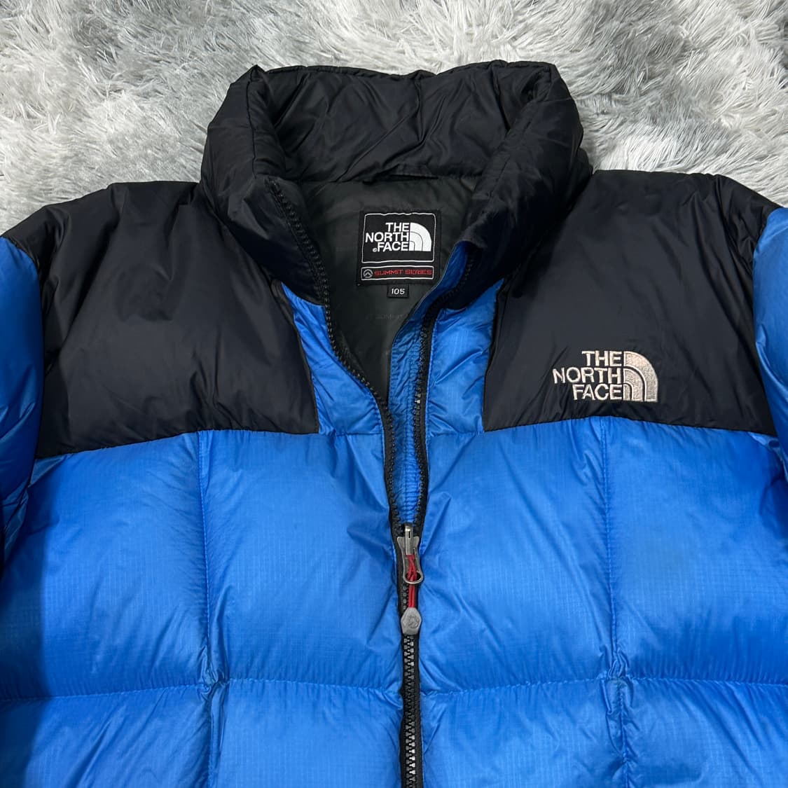노스페이스 800 로체 블루 숏패딩 XL 상품이미지2