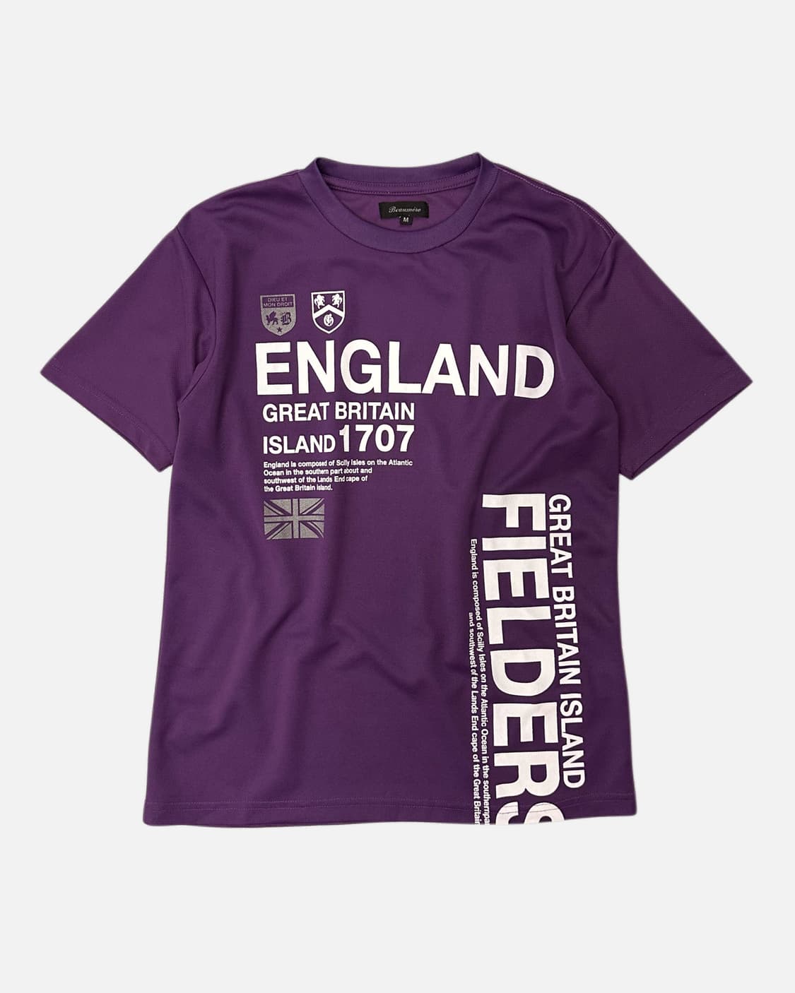 BEAUMERE egland purple sporty t-shirt 상품이미지1