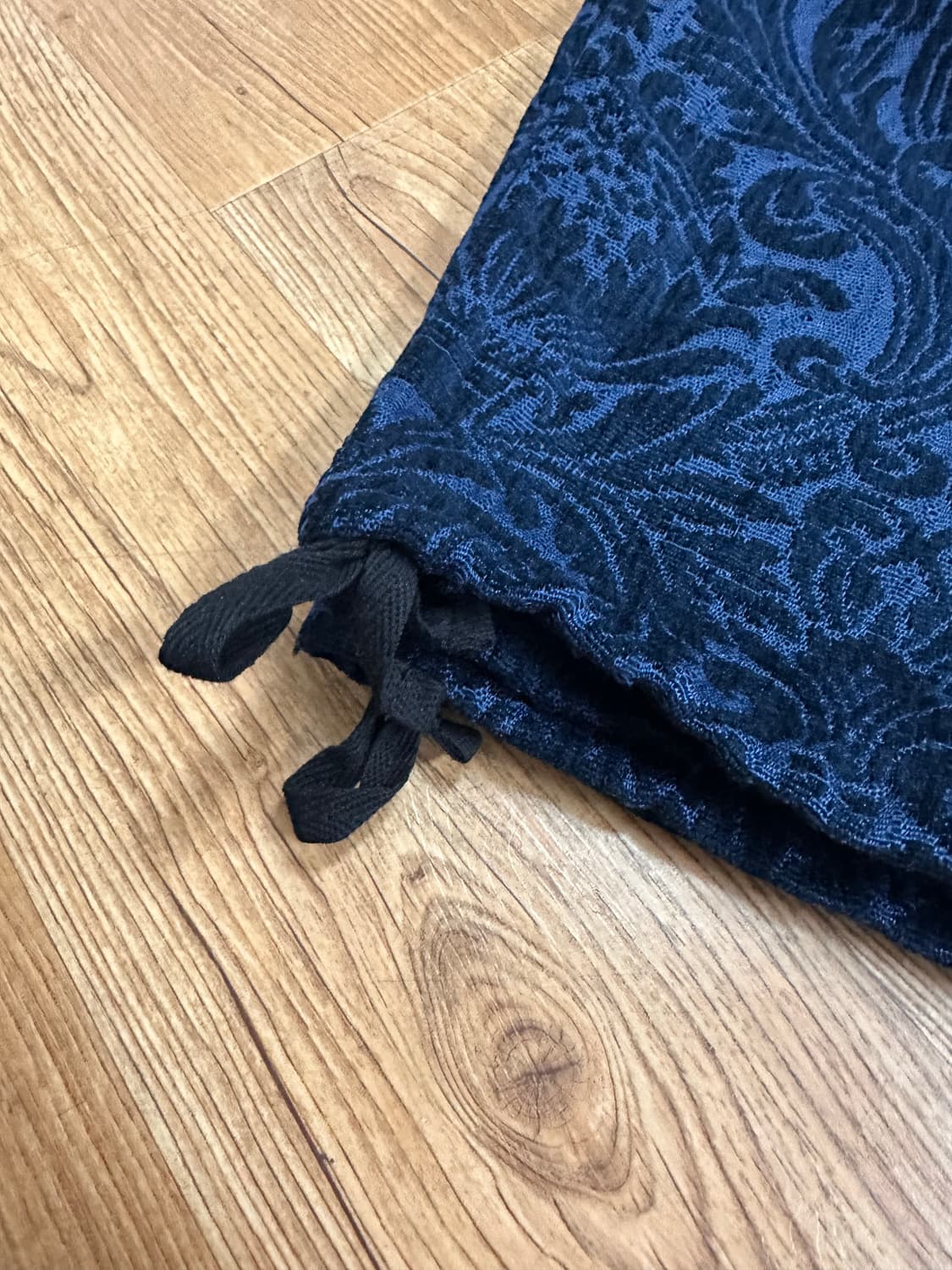 (M)위켄더스 플로럴 자카드 봄버 셋업 네이비 상품이미지9