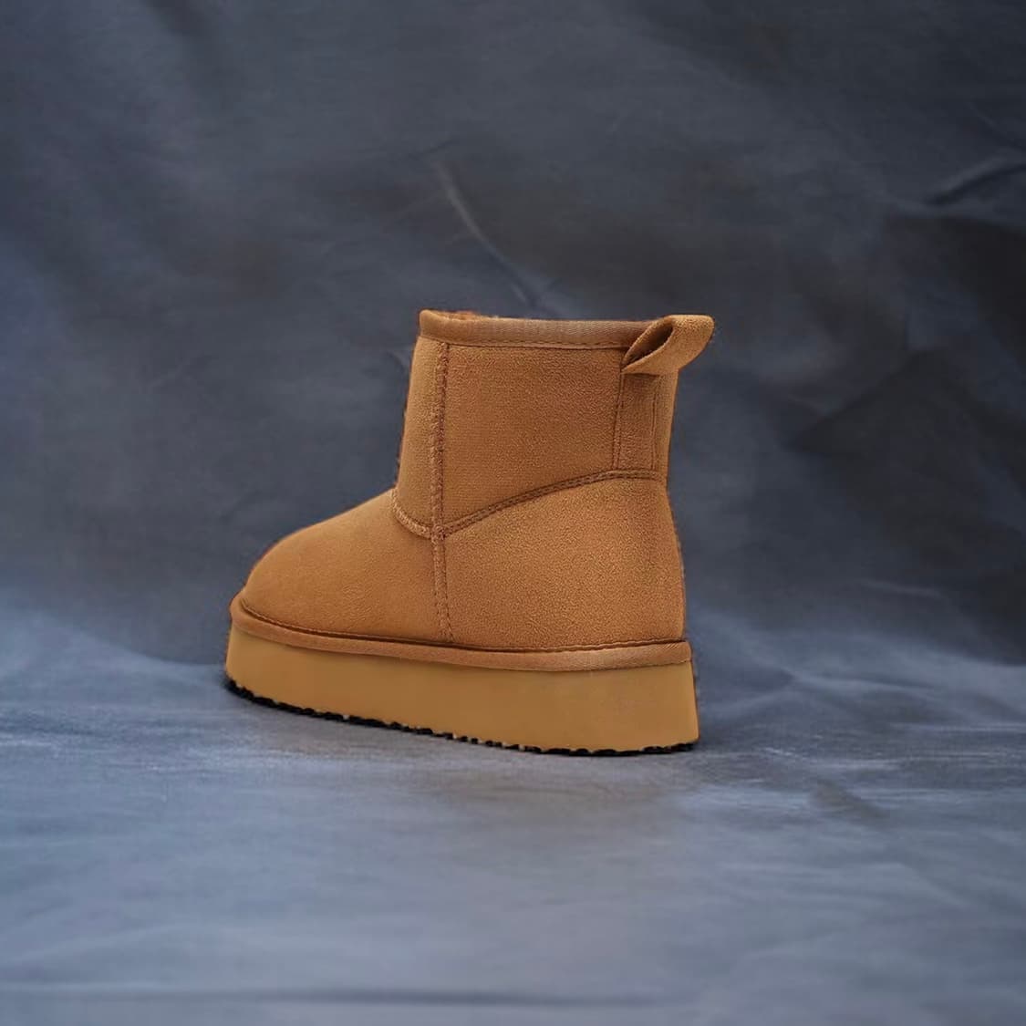 지그재그 숏어그 브라운 카멜 부츠 240 상품이미지3