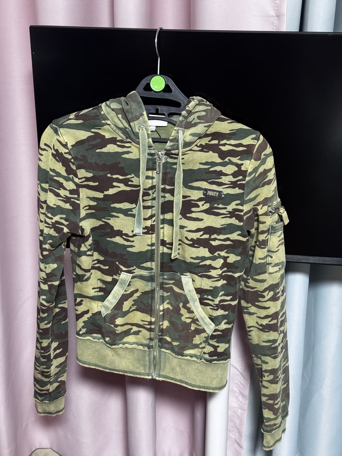 쥬시꾸뛰르 카모 후드집업 상품이미지1