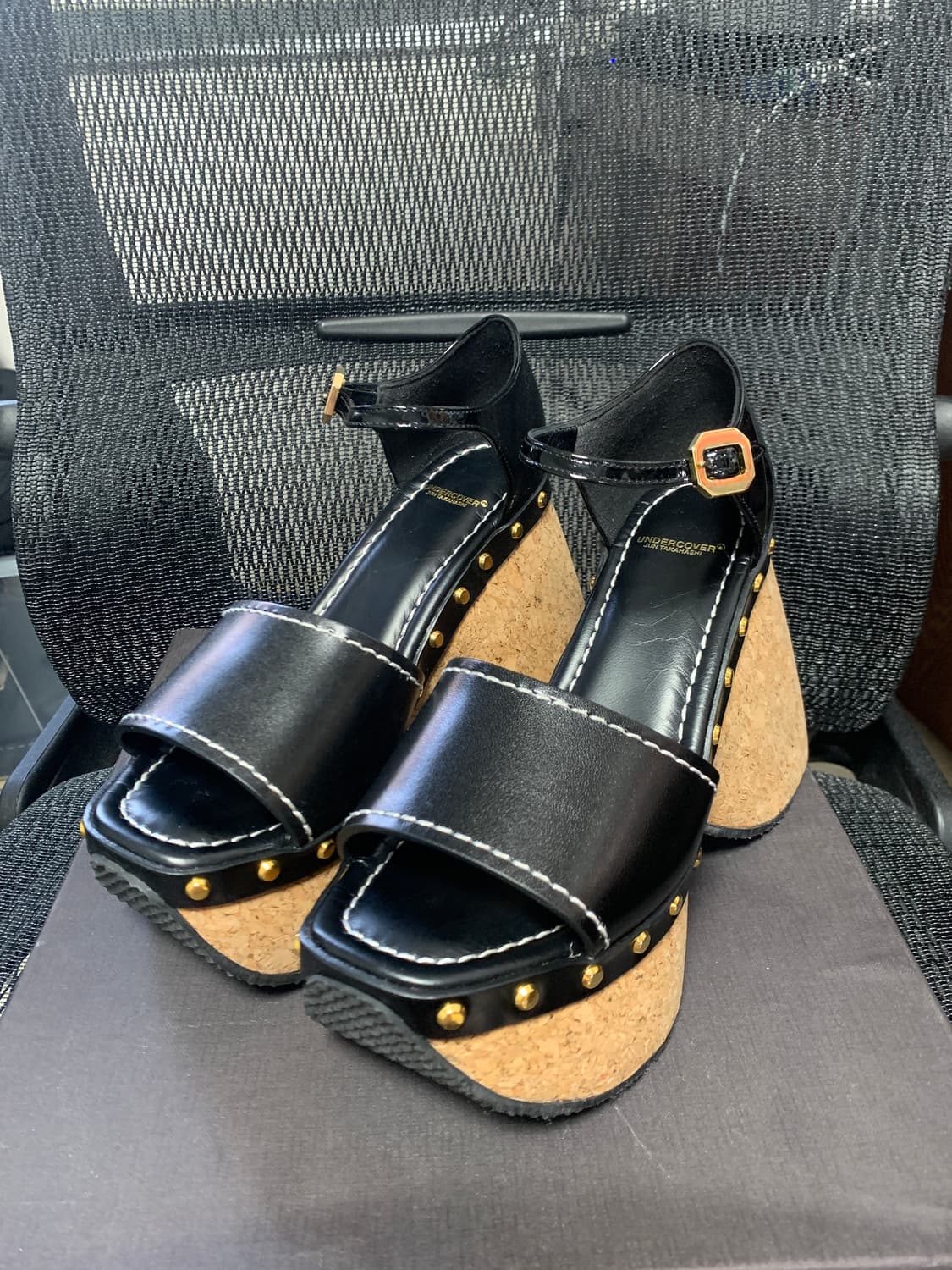 언더커버 21SS 코르크 웻지 샌달 Undercover 상품이미지1