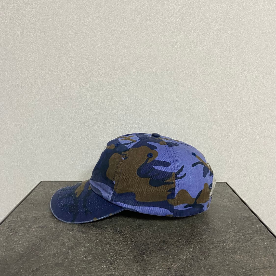 (OS) 슈프림 S로고 볼캡 모자 카모 네이비 상품이미지2