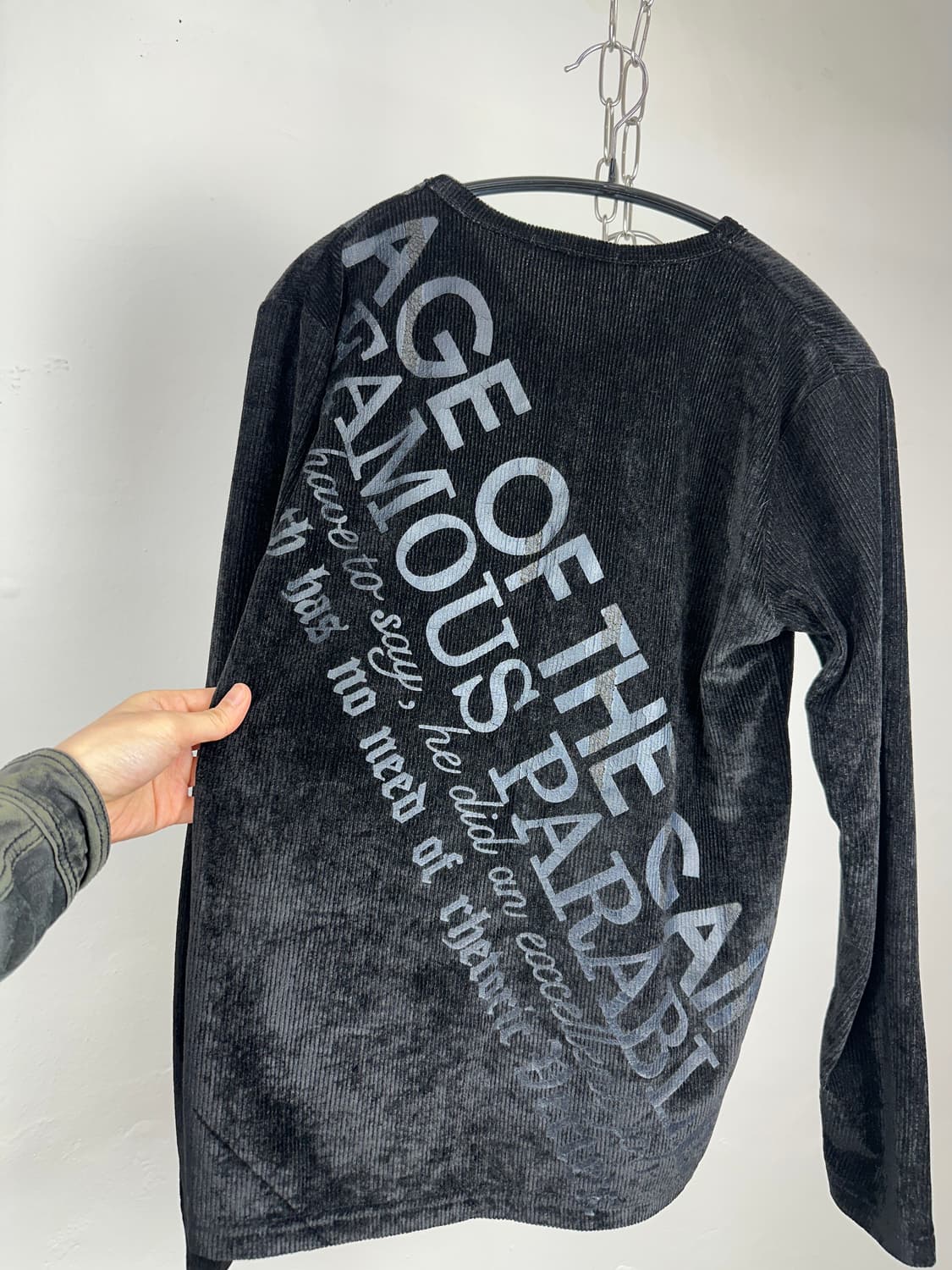 Semantic design velour v sleeve 상품이미지7