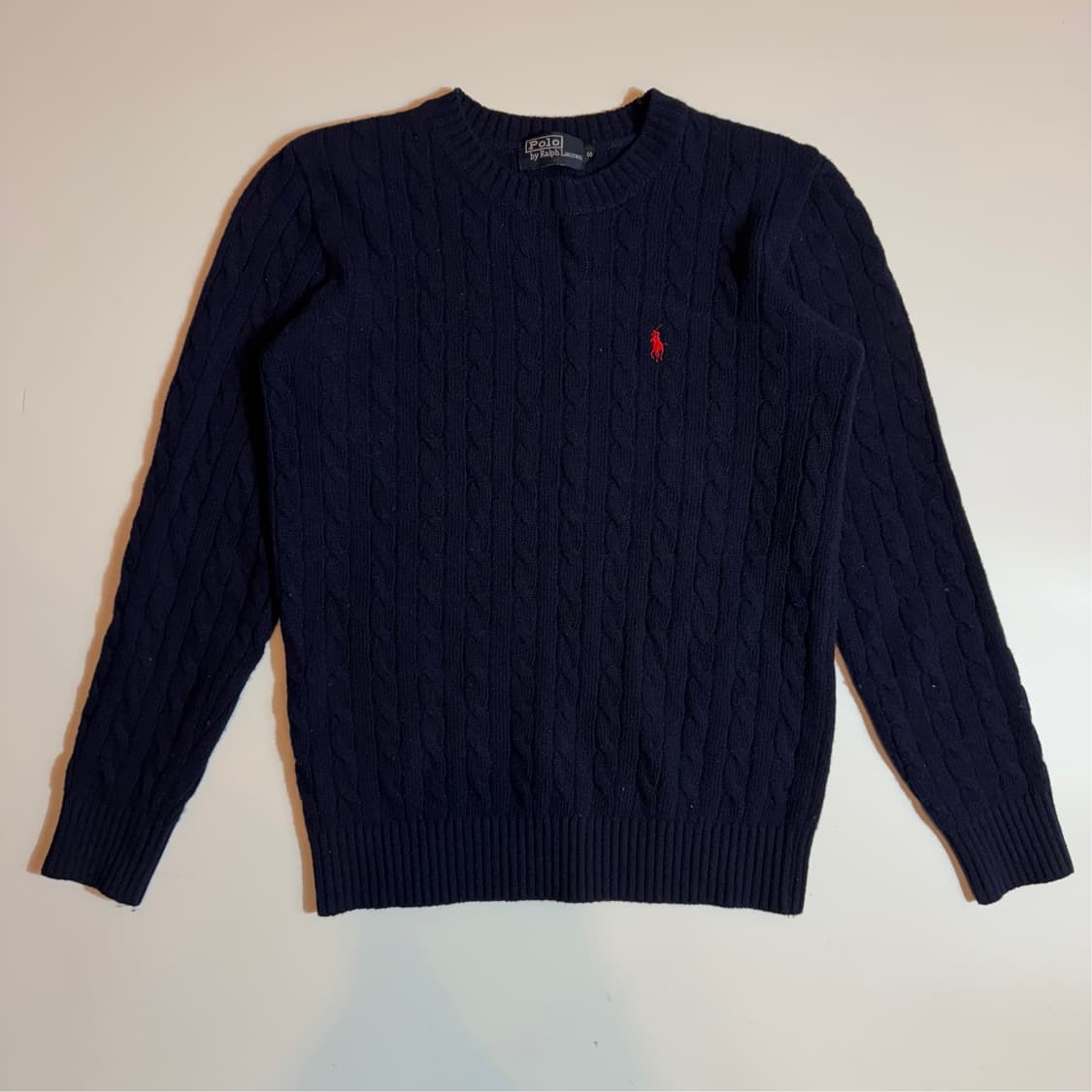 폴로 랄프로렌 네이비 케이블 니트 스웨터  상품이미지1