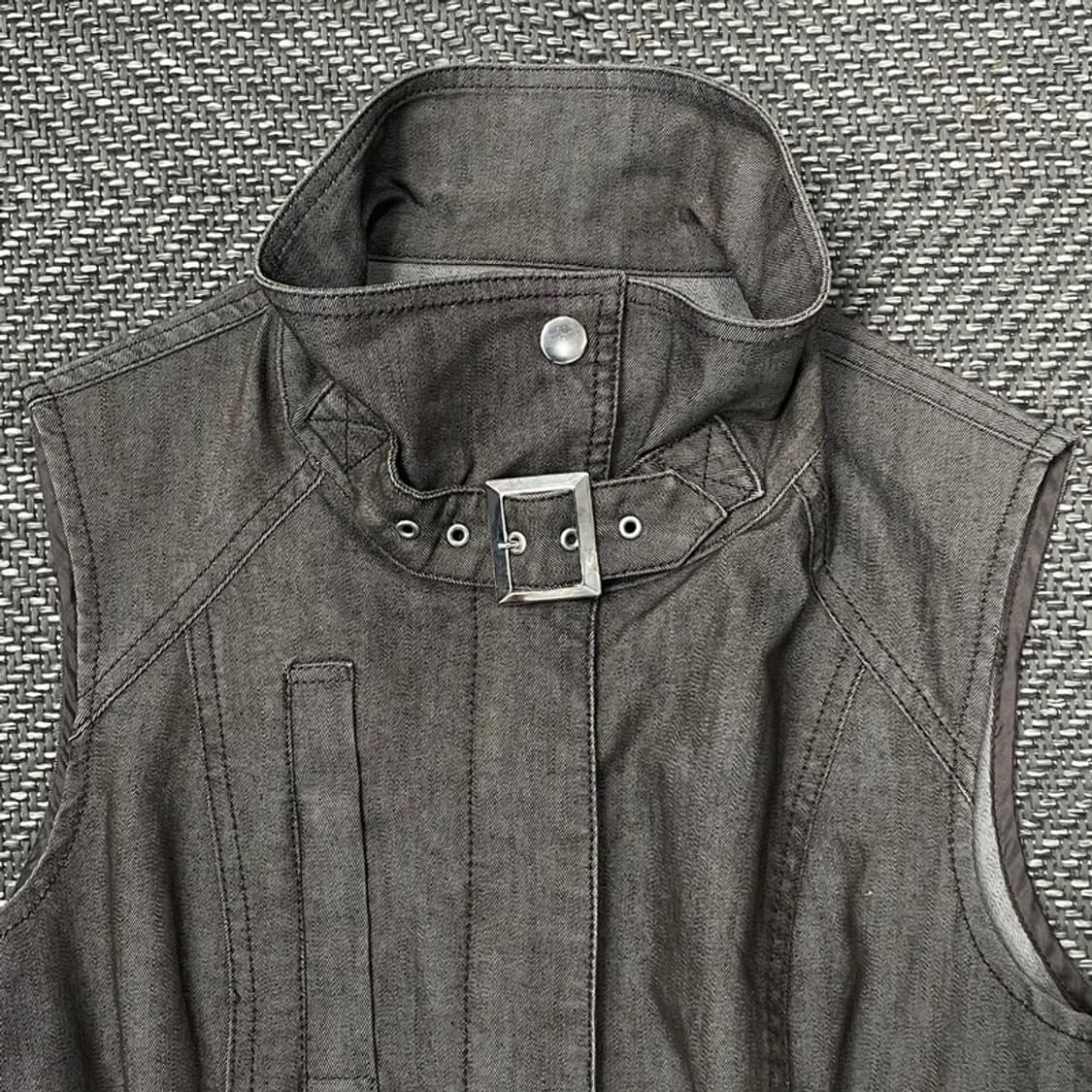 데님 슬리브리스 펑크 원피스 v0316 상품이미지5