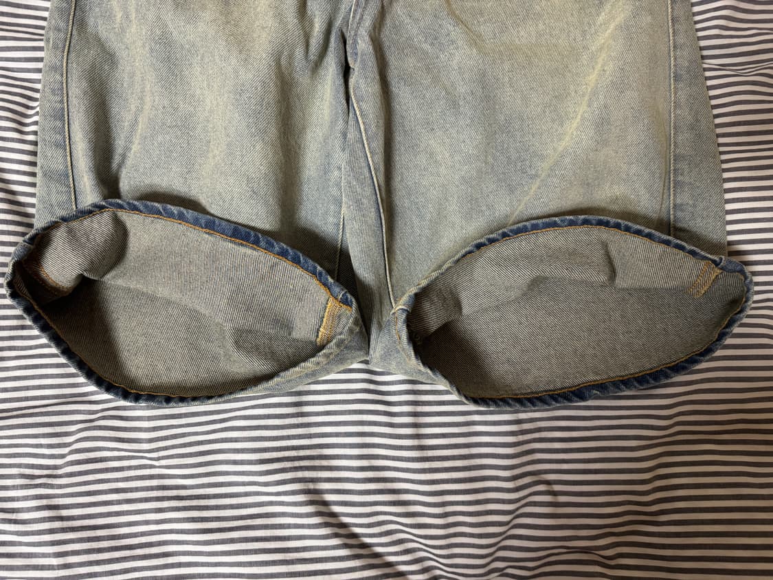 슈프림 배기 데님 쇼츠 더티 인디고 상품이미지3