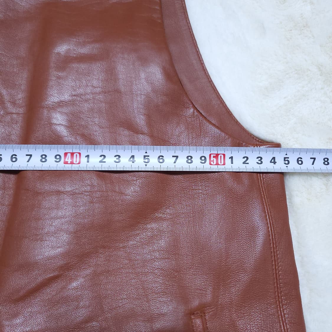 더캐시미어 여성 양가죽 조끼 S 0303 뽀샤샤 상품이미지4