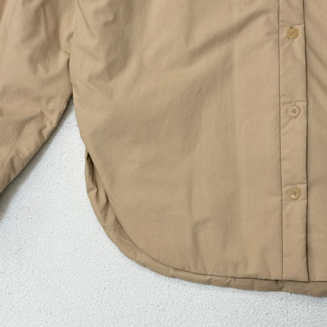 ORR 베이지 패디드 셔켓 S 상품이미지2