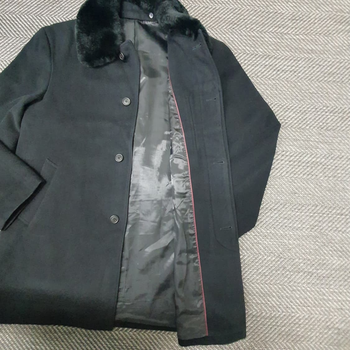 바쏘 울 캐시미어 하프코트 남자105 상품이미지6