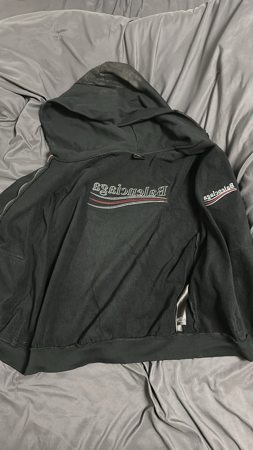 발렌시아가 개퍼 후드집업 M 상품이미지3