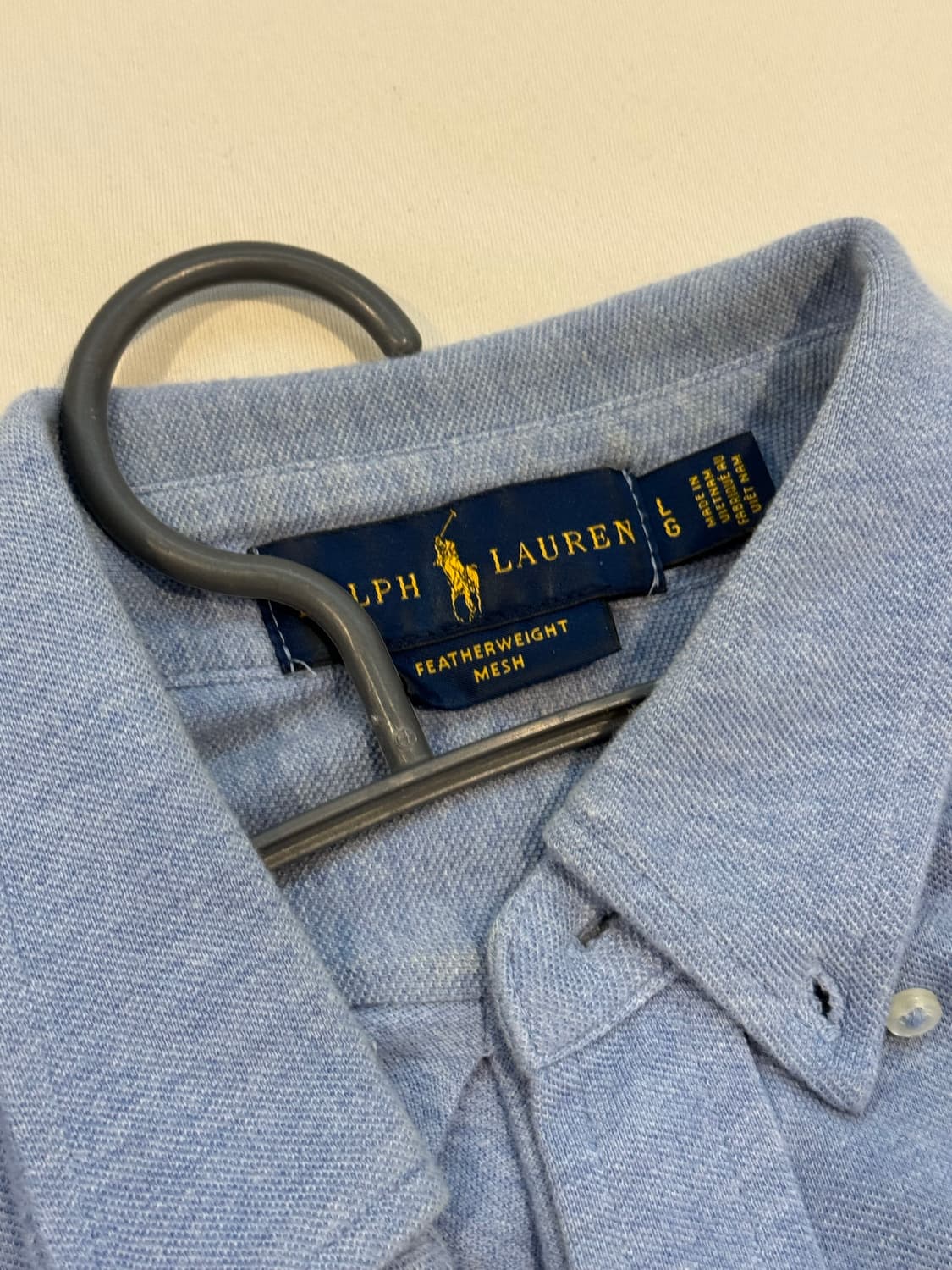 폴로 랄프로렌 하늘색 헨리넥 긴팔셔츠 L 상품이미지2