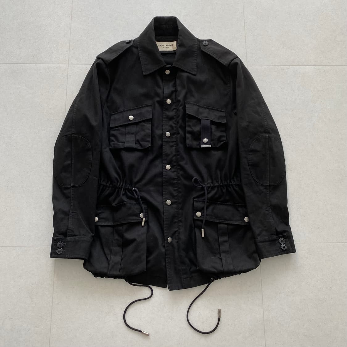 [L] 생로랑 17FW 밀리터리 카고자켓 블랙 상품이미지1