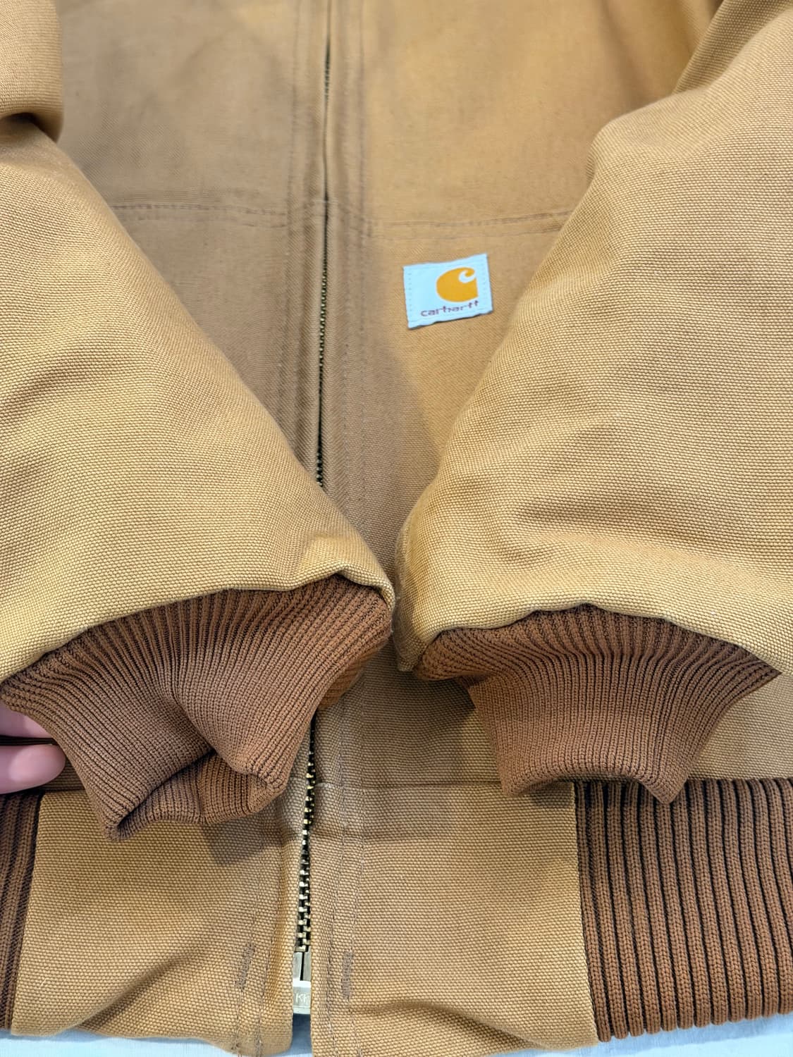 칼하트 USA 새상품급 액티브 후드 워크자켓 J140 BRN 상품이미지5