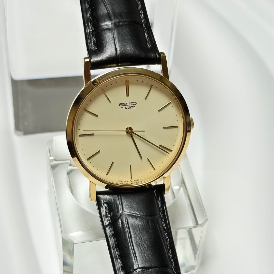 80's90's 빈티지 세이코 슬림 골드 워치 상품이미지2