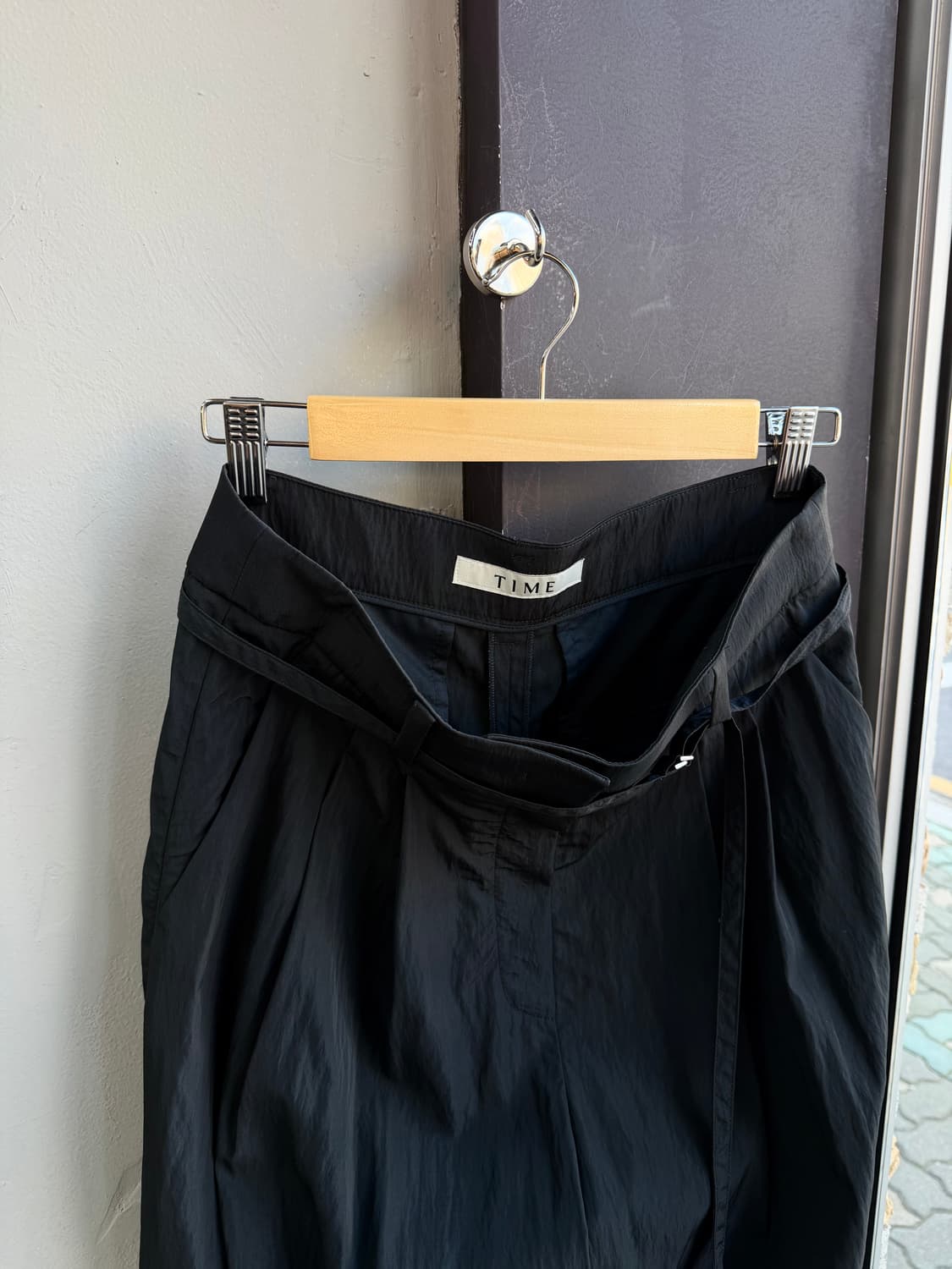 67/ 타임 25S/S 와이드 투턱 팬츠 상품이미지6