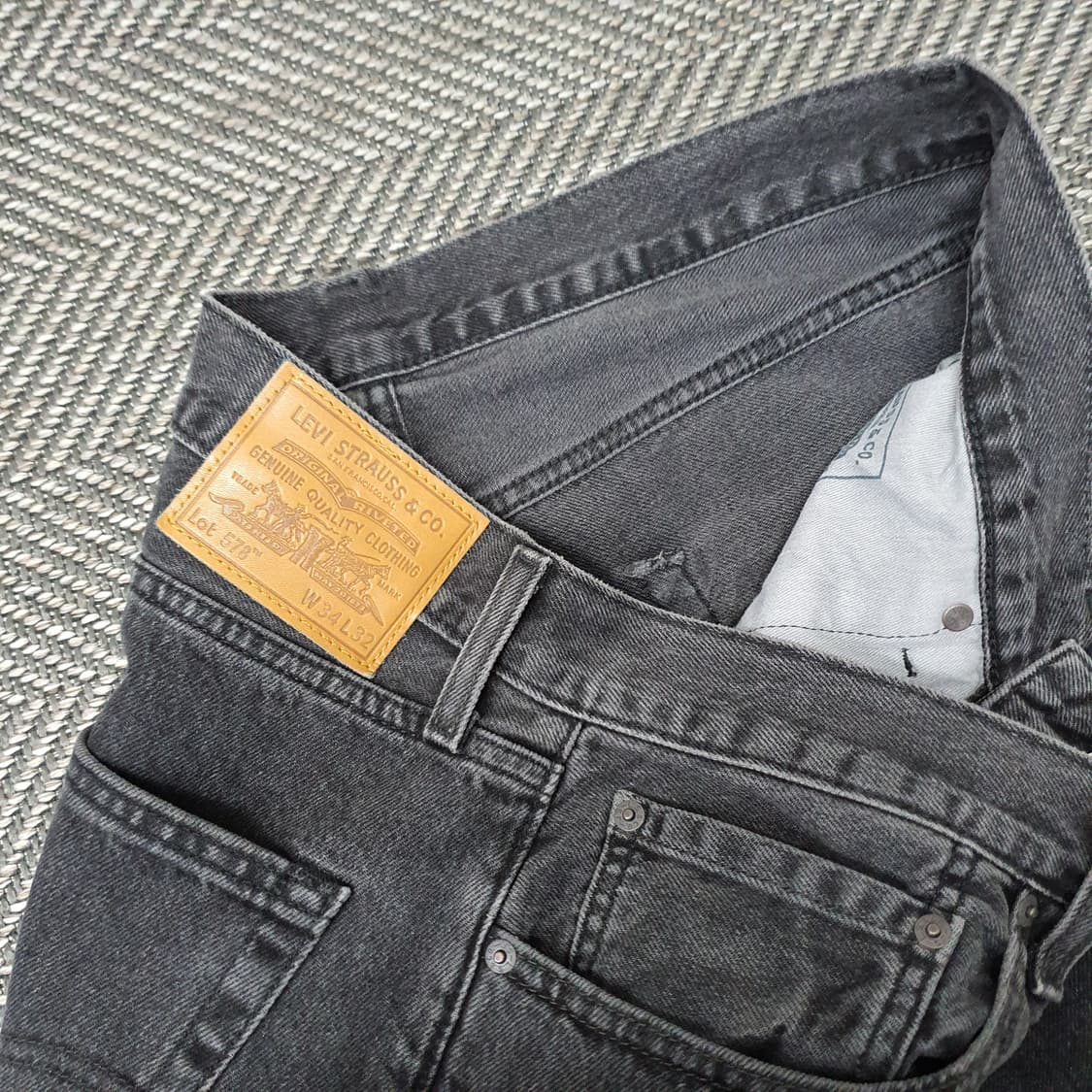 리바이스 578 와이드 데님 청바지 남자34 상품이미지2