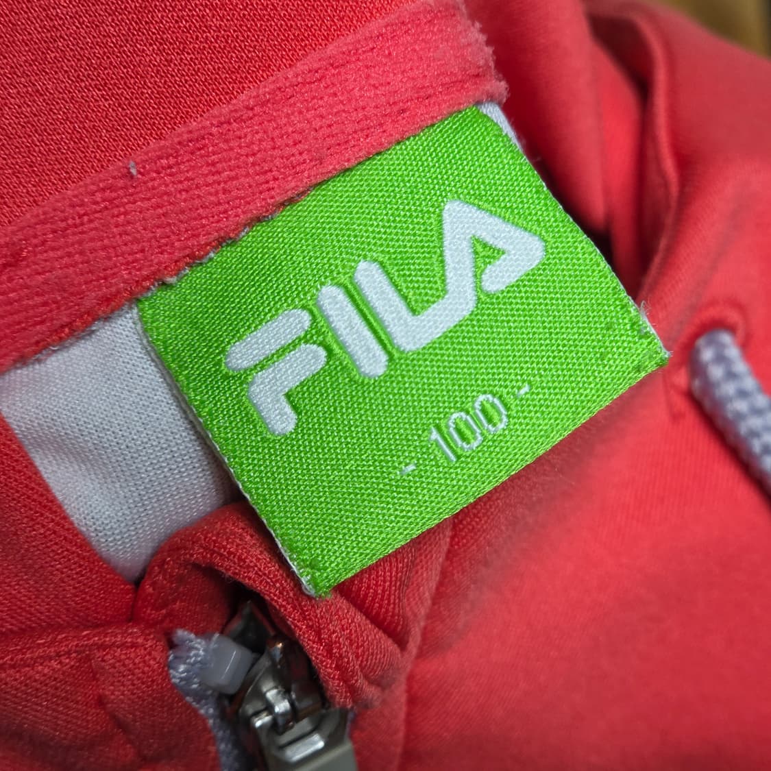 휠라 배색 져지 후드집업 상품이미지8