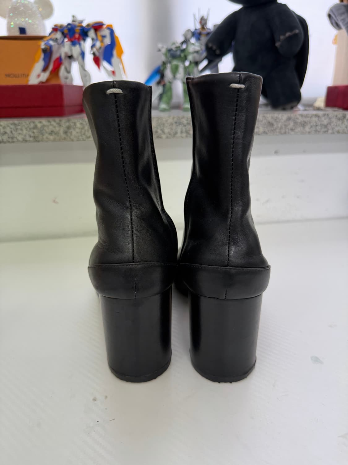 정품) 메종마르지엘라 타비 가죽 부츠 38 상품이미지5